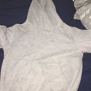 Gray hoodie